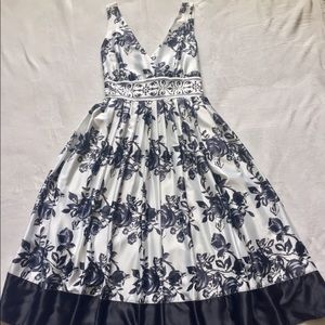 Black & White Cocktail Dress